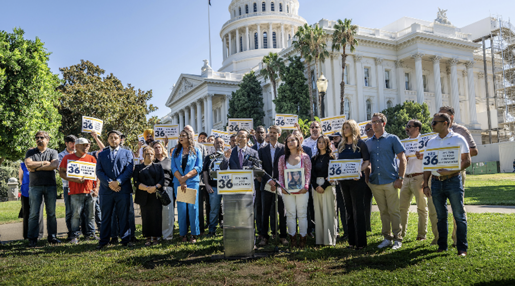 Yes on prop 36 proposition 36 treatment now retail theft prop 47 reform proposition 47 reform prop 36